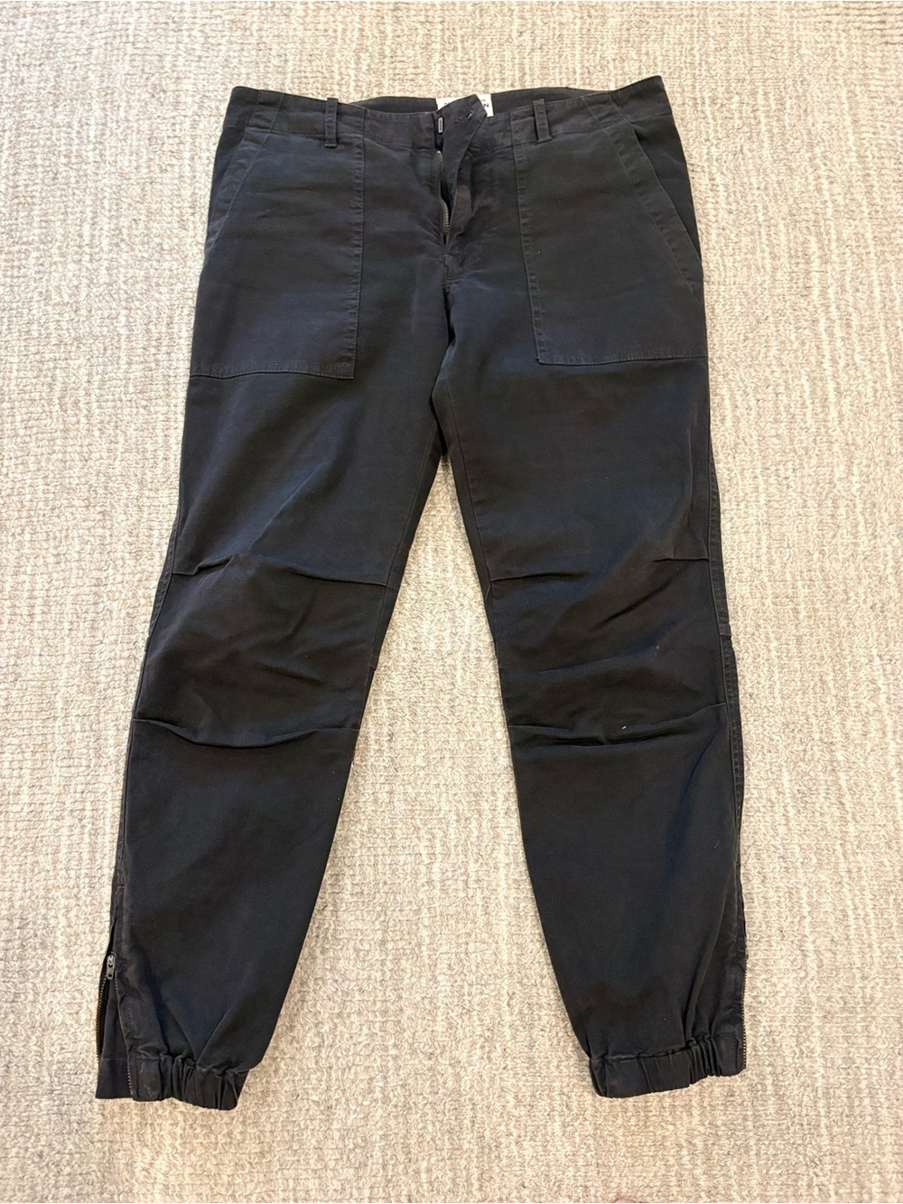 Nili Lotan Cropped Military Pant - Black Size 4 - Picture 4 of 7